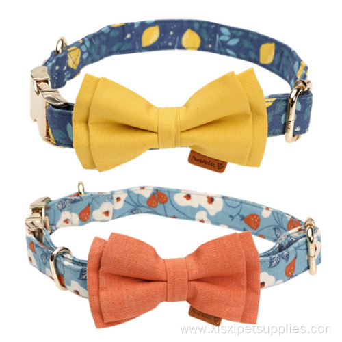 Bow Tie Colorful Pure Cotton Collar Personalized